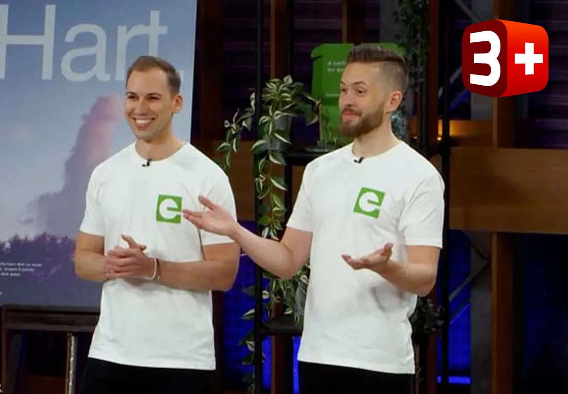Jon Eisler und Nick Lenten beim Pitch in der TV-Show Die Höhle der Löwen