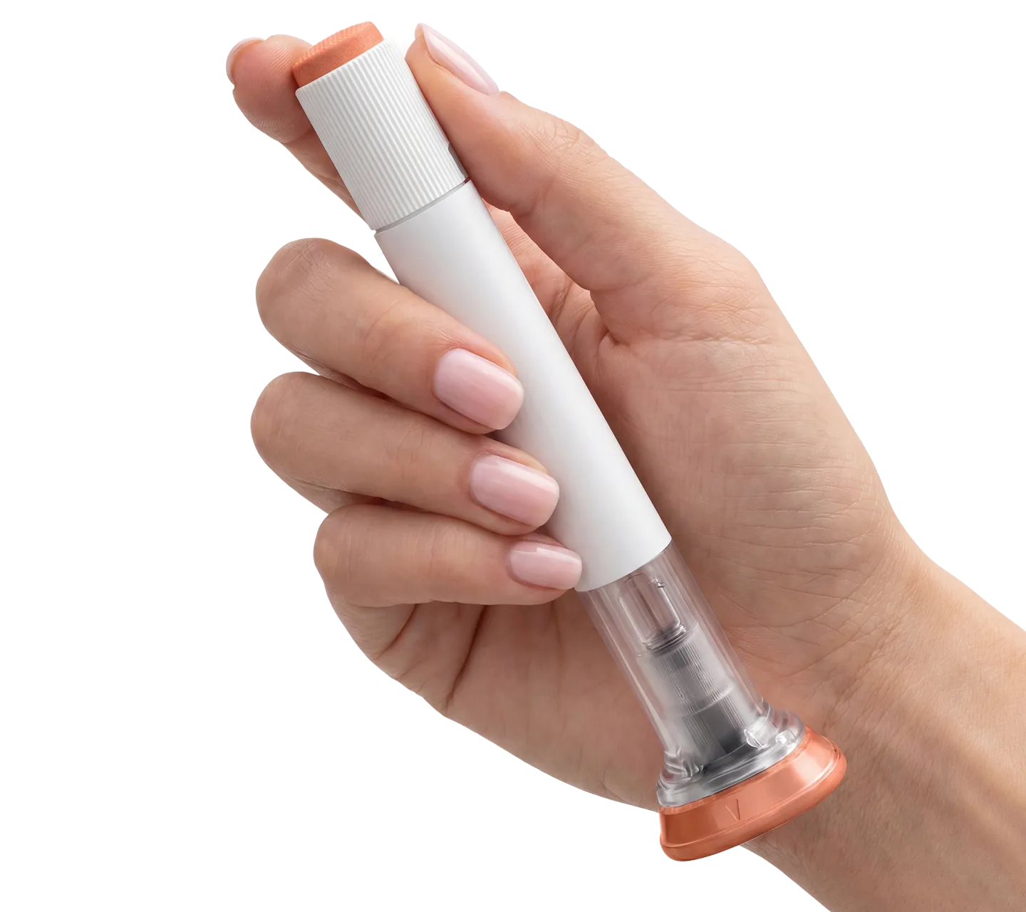 Main tenant un stylo injecteur